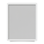 Ramka MP 40×50 cm biała – ramka na plakat z szybką plexi