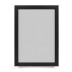 Ramka MP 21×30 cm czarna – ramka na plakat z szybką plexi
